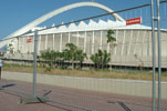 Moses Mabhida Stadium, temporary fencing